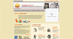 Desktop Screenshot of dhimangroup.com